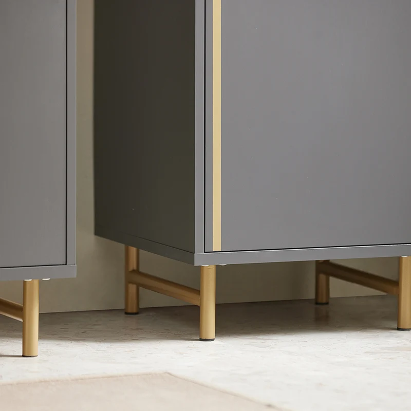 SoBuy BZR130-HG Meuble Colonne de Salle de Bain, Armoire Toilette Haute, Placard avec étagères réglables, et 3 niches Ouvertes