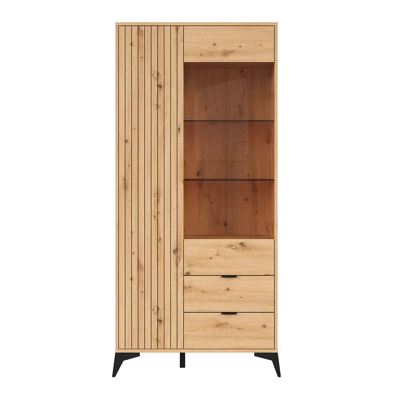 Vaisselier 2 portes 2 tiroirs Mao Bois