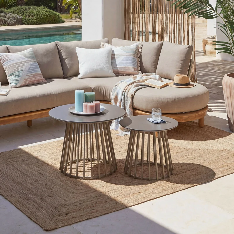 Table d'appoint LOBERON Olianne 50x70 cm