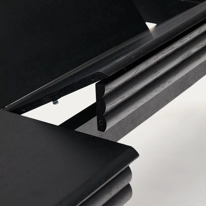 Table extensible KAVE HOME Lenon chêne noir