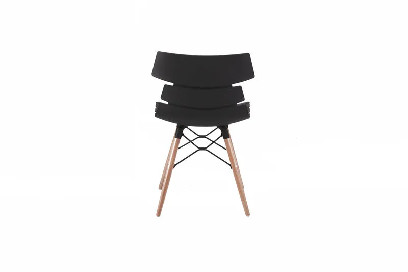 Chaise Carene Bellini Coque Polypro Pieds Bois