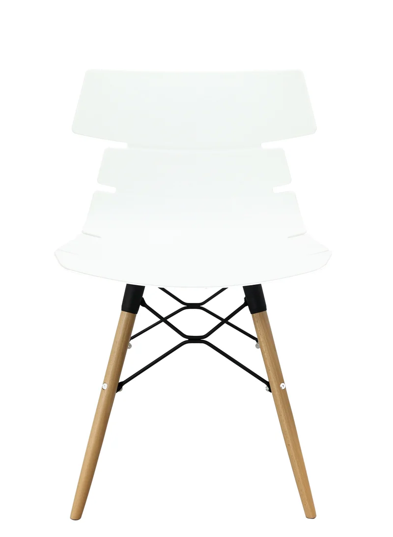 Chaise Carene Bellini Coque Polypro Pieds Bois