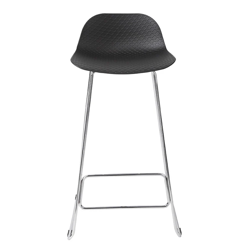 Tabouret haut Pictor - Polypropylène et Piétement Métal