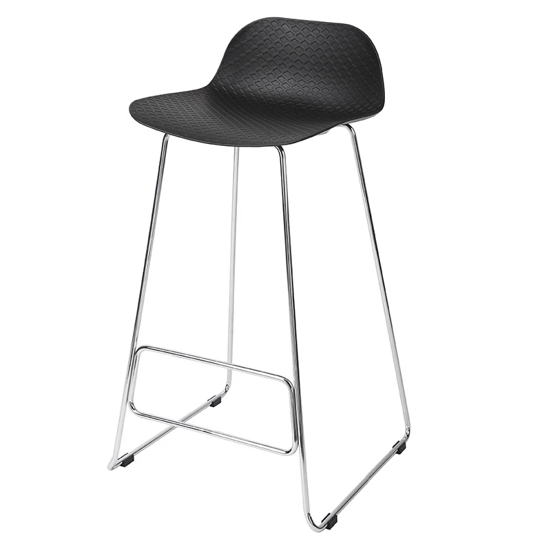 Tabouret haut Pictor - Polypropylène et Piétement Métal