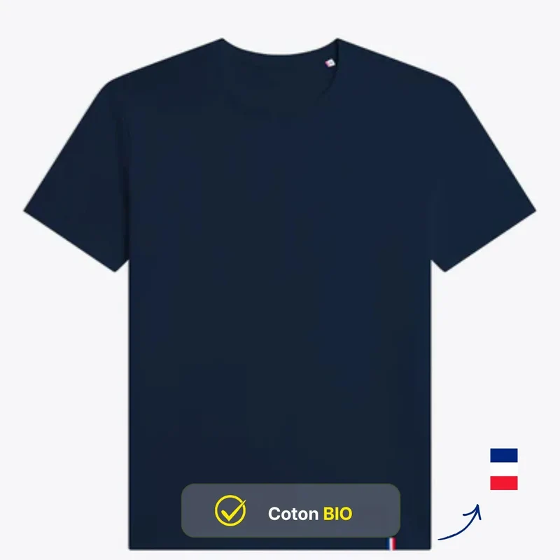 T-shirt homme bleu marine LE 240
