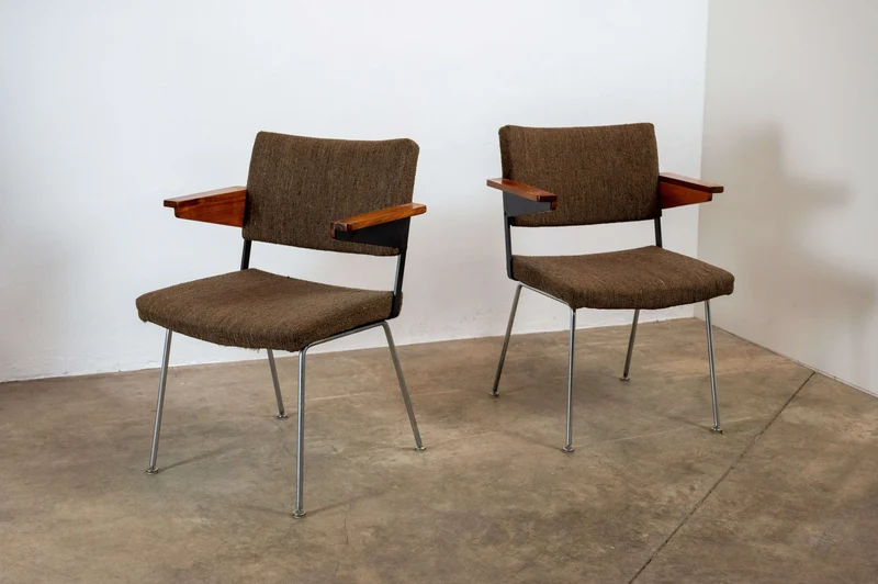 1 of 4 Gispen "L11" armchairs by A.R. Cordemeyer