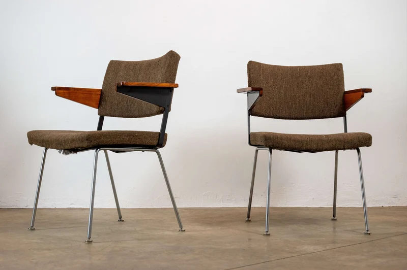 1 of 4 Gispen "L11" armchairs by A.R. Cordemeyer