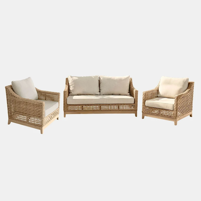 Salon de jardin LOBERON Isolara beige jamais utilisé