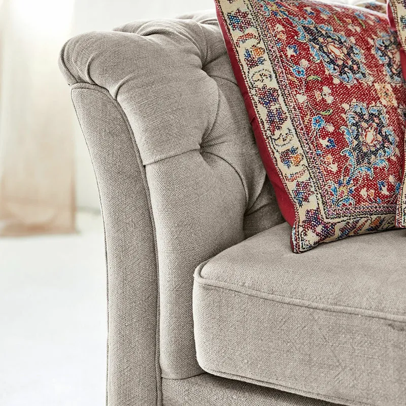Canapé LOBERON Clères en tissu gris
