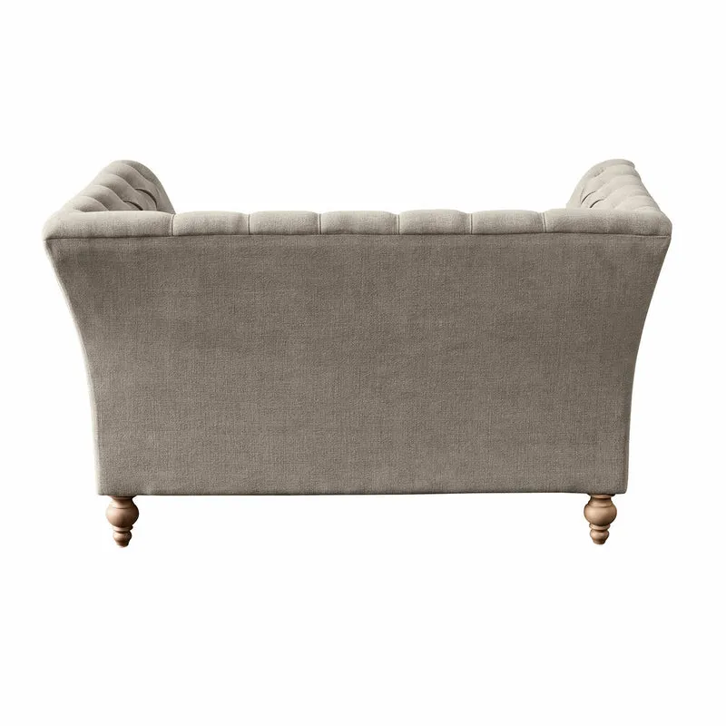 Canapé LOBERON Clères en tissu gris