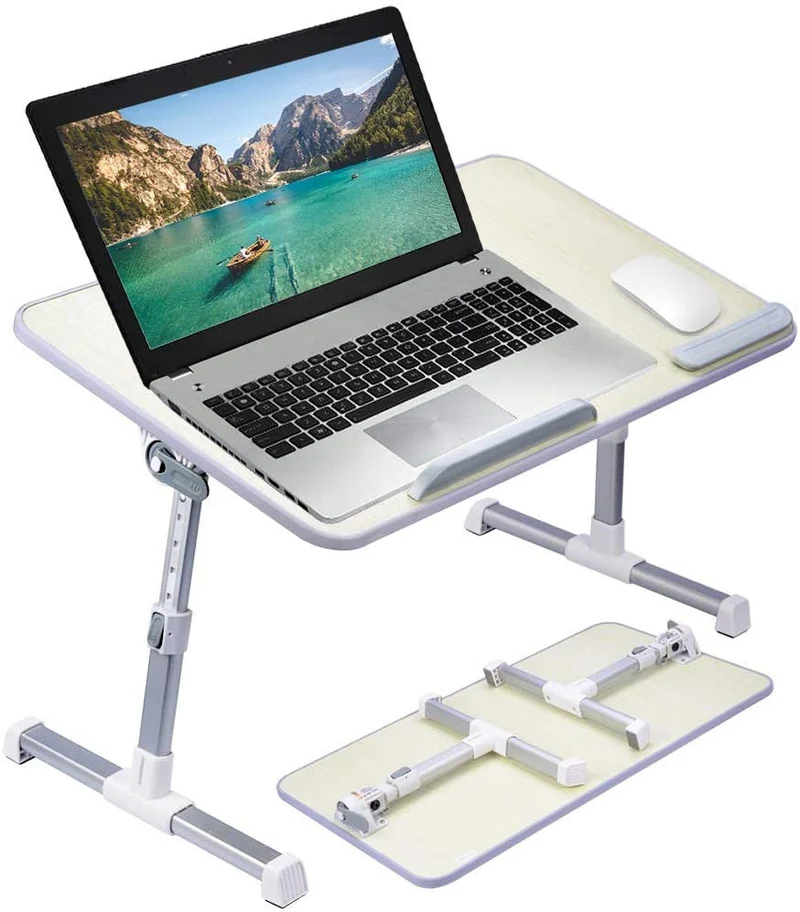 Table de lit pour ordinateur portable réglable en hauteur
