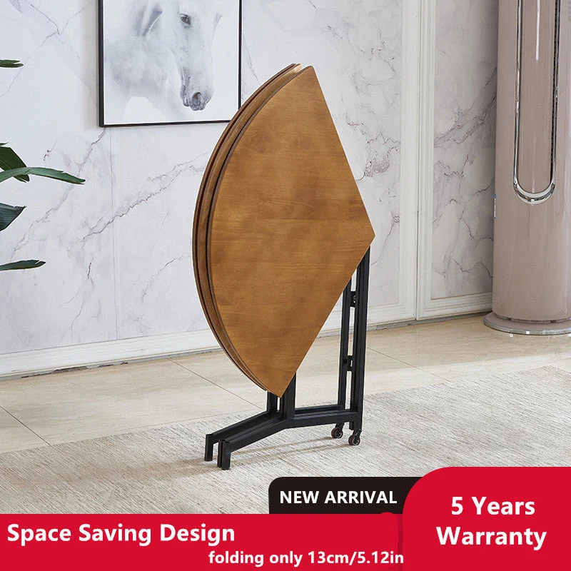 Table pliante ronde peu encombrante