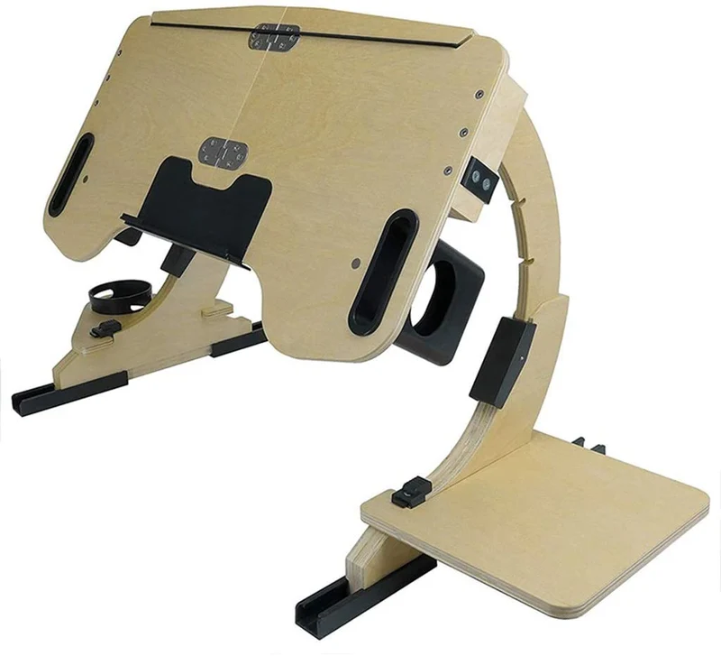 Table de plateau de support de bureau de lit d'ordinateur portable réglable portable