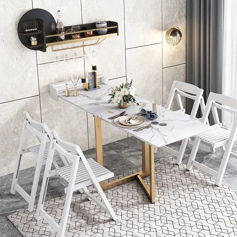 2020 nouvelle arrivée appartement mural pliant mini table à manger plate