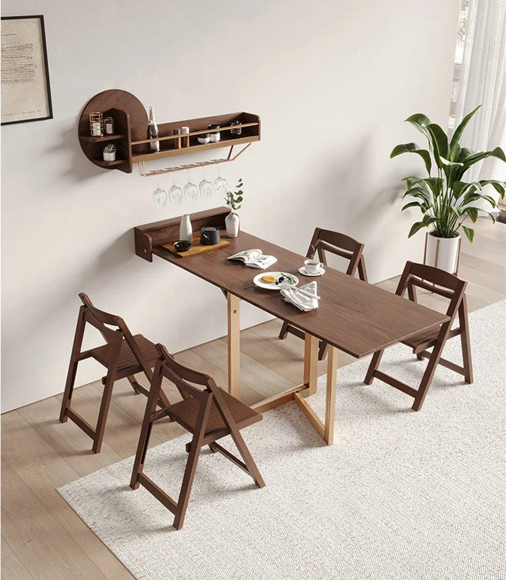 2020 nouvelle arrivée appartement mural pliant mini table à manger plate