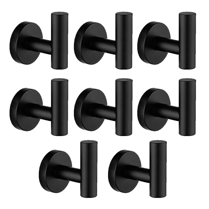 Porte-serviettes Crochet de salle de bain en acier inoxydable Support rond mural