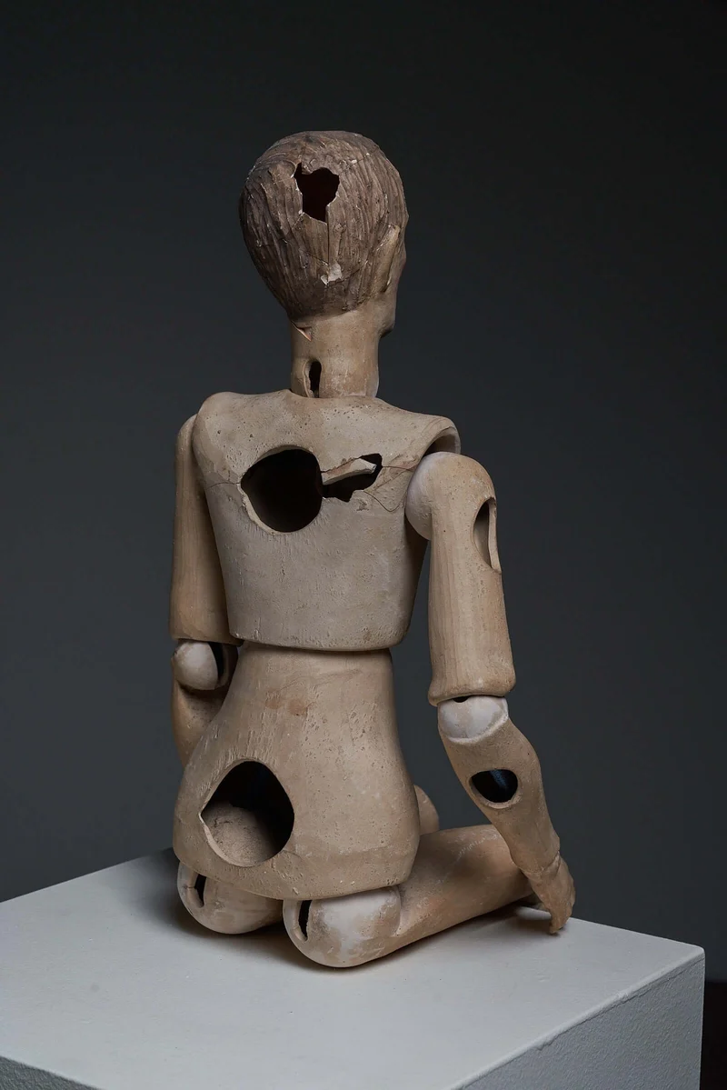 Antique Terra Cotta Articulated Mannequin, Early 20th Century