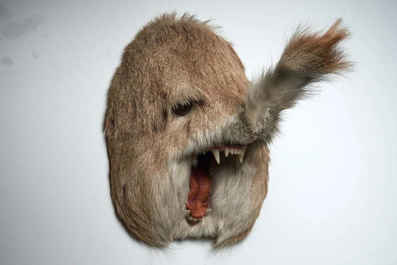 Unique Taxidermy Hybrid Wall Mount – "Slurfie”