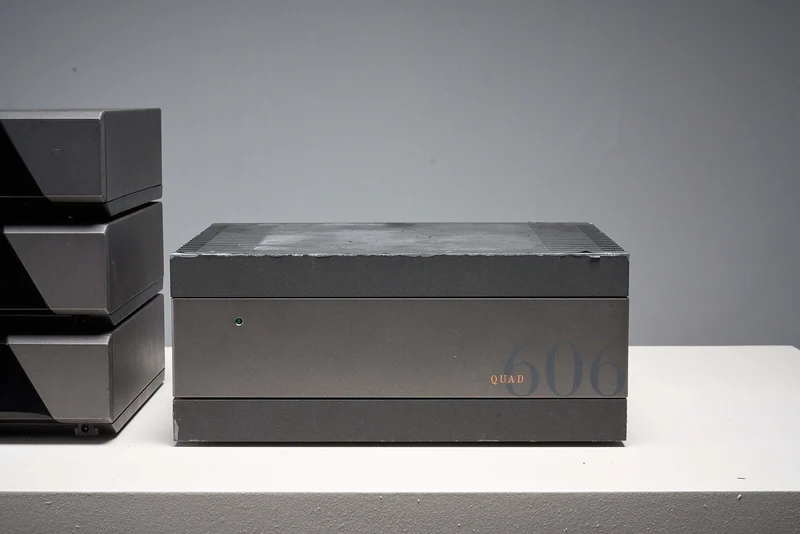 Quad 606 Power Amplifier with Quad 66 Preamp System, 1980s British Hi-Fi