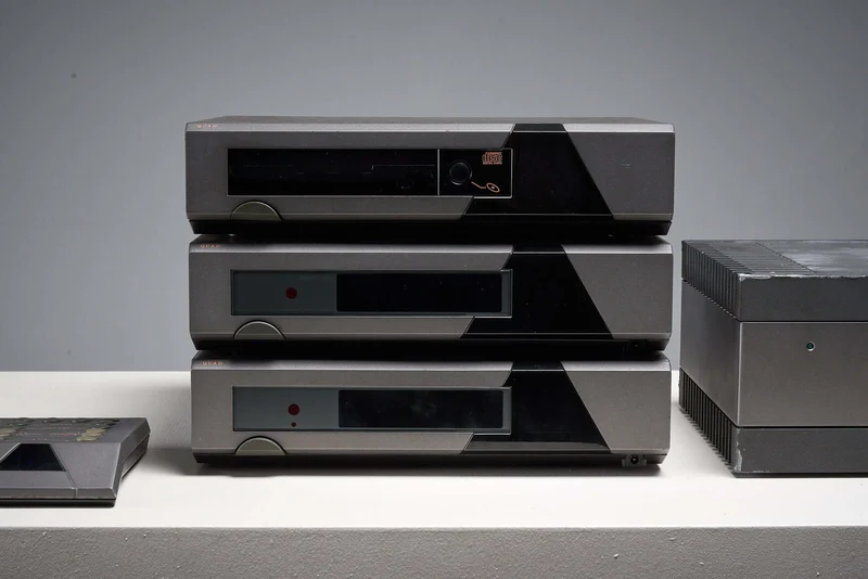Quad 606 Power Amplifier with Quad 66 Preamp System, 1980s British Hi-Fi