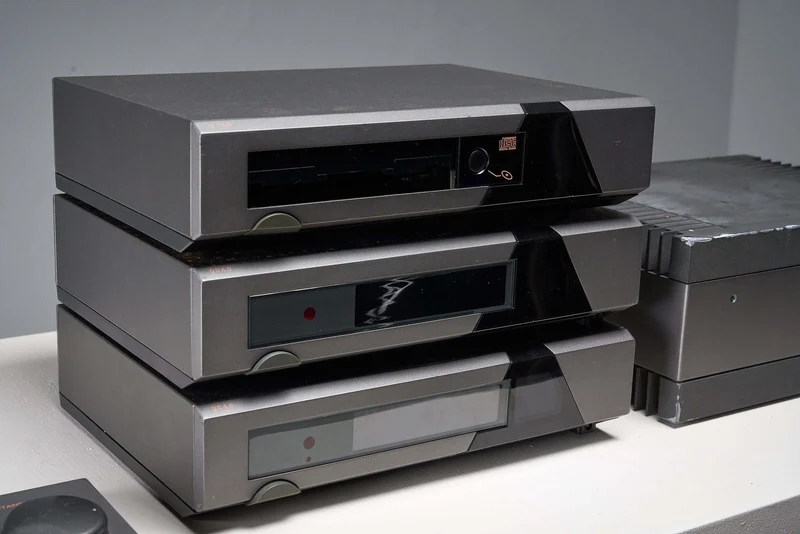 Quad 606 Power Amplifier with Quad 66 Preamp System, 1980s British Hi-Fi