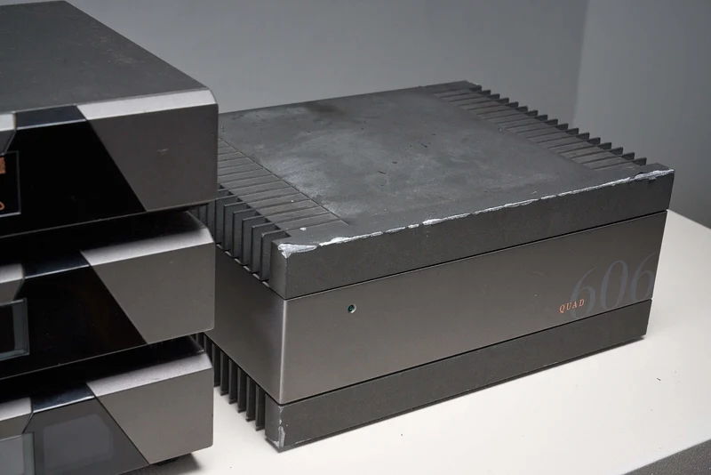 Quad 606 Power Amplifier with Quad 66 Preamp System, 1980s British Hi-Fi