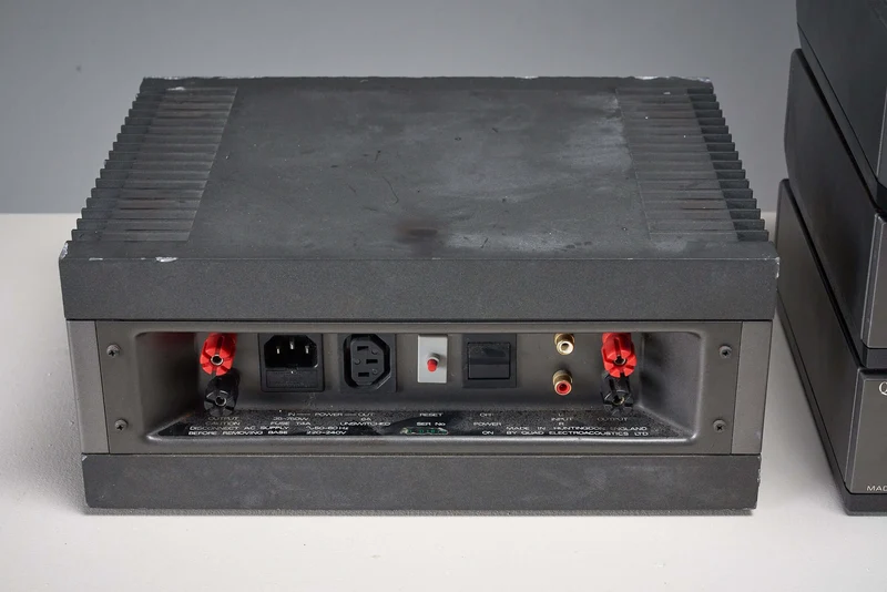 Quad 606 Power Amplifier with Quad 66 Preamp System, 1980s British Hi-Fi