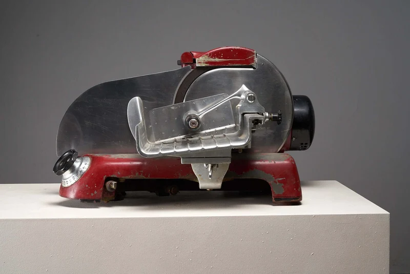 Vintage Berkel Model 114 Meat Slicer, 1940s Industrial Design