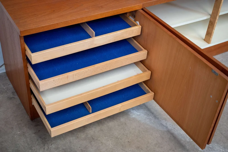 Mid Century Wall Unit Cabinet by Nils Jonsson for Troeds