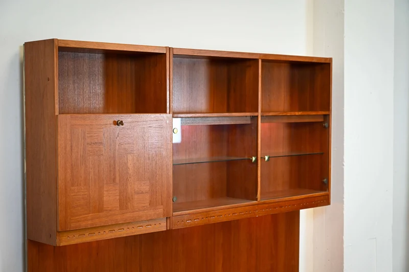 Mid Century Wall Unit Cabinet by Nils Jonsson for Troeds