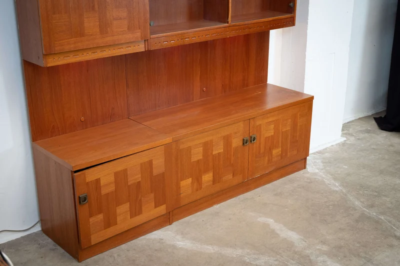 Mid Century Wall Unit Cabinet by Nils Jonsson for Troeds
