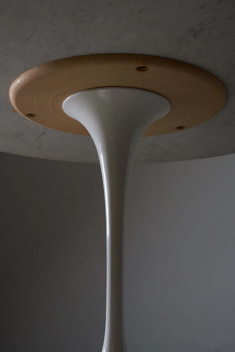 Early Eero Saarinen for Knoll 'Tulip' Dining Table with Carrara Marble Top