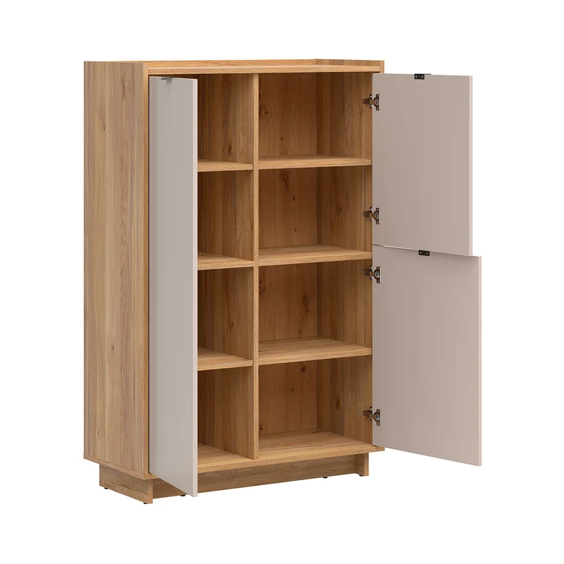 Buffet haut 3 portes Donna Cachemire et Bois