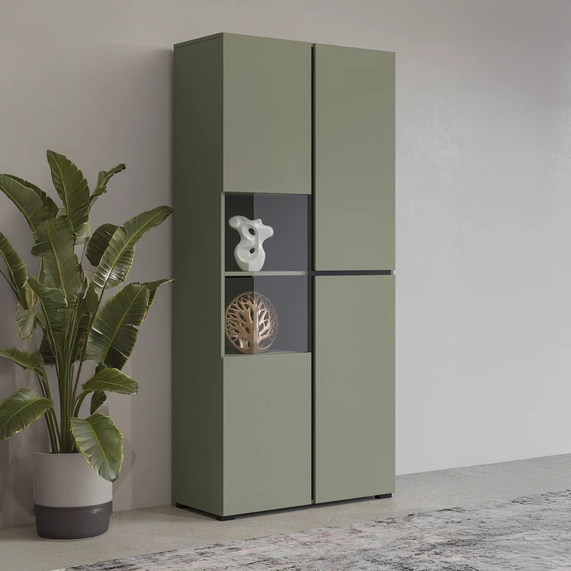 Vaisselier 2 portes Lilia Vert