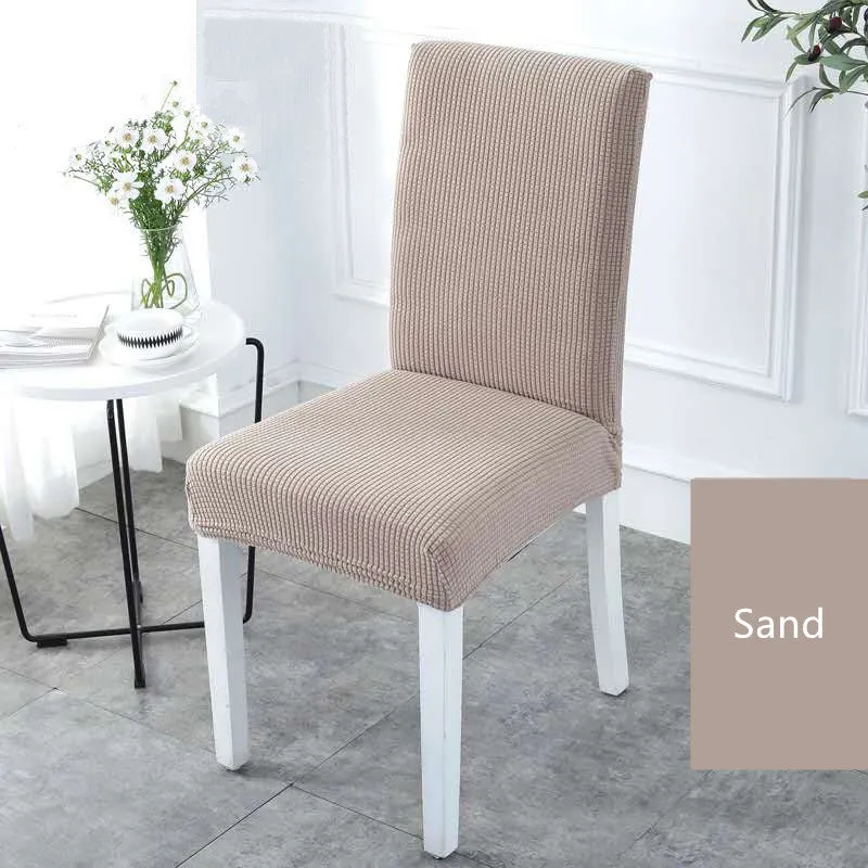 Housses de chaise extensible pour chaise de cuisine de salle à manger