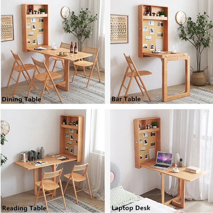 Bureau pliant mural et table à manger