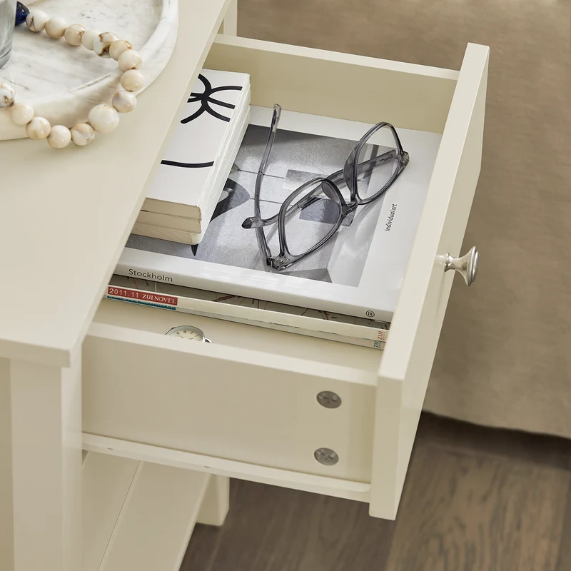SoBuy FBT114-MI Table de Chevet Table de Nuit Bout de Canapé Table d'Appoint Table Téléphone Table de Café Table de Lit Table Basse Beige