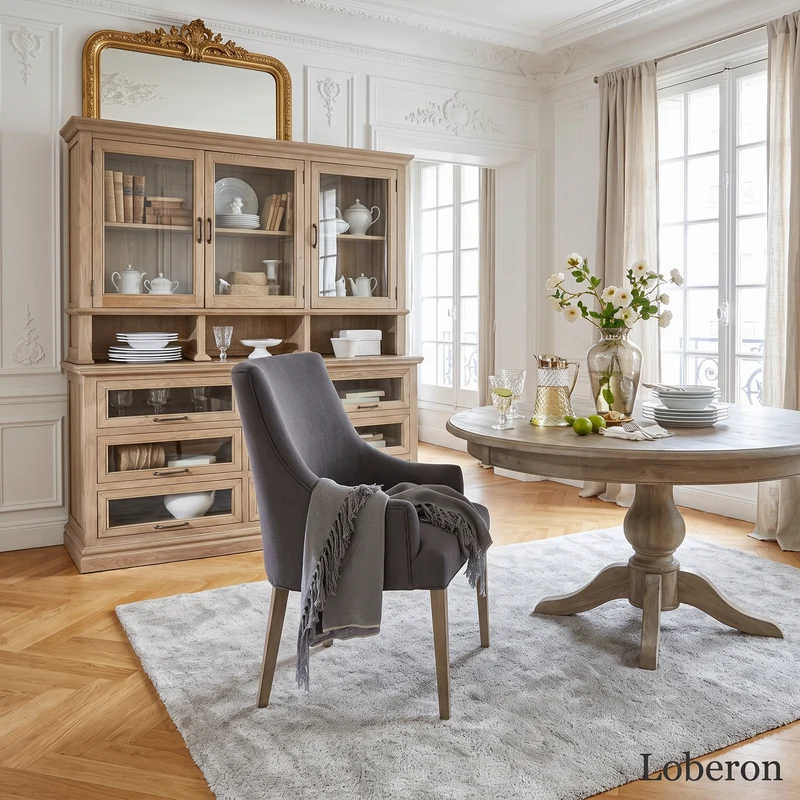 Lot de 2 chaises avec accoudoirs Loberon Hyeres