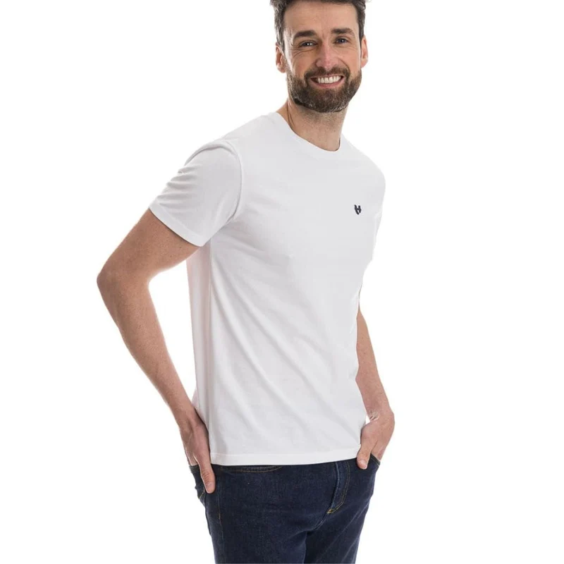 T-shirt Homme Blanc - Cœur