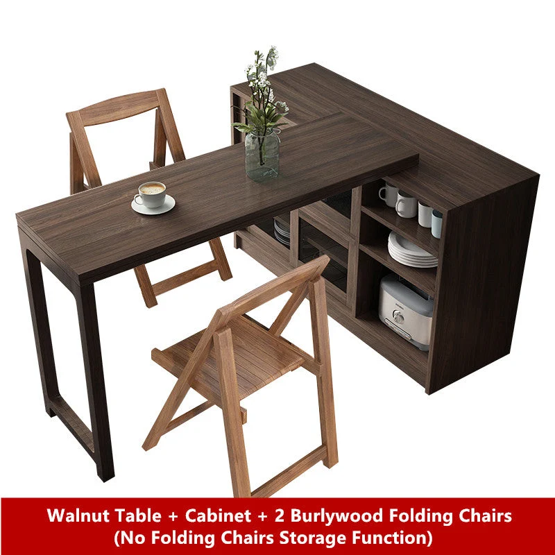 Table de salle à manger multifonction nouvelle conception 2020 avec armoire (sans fonction de stockage de chaises pliantes)