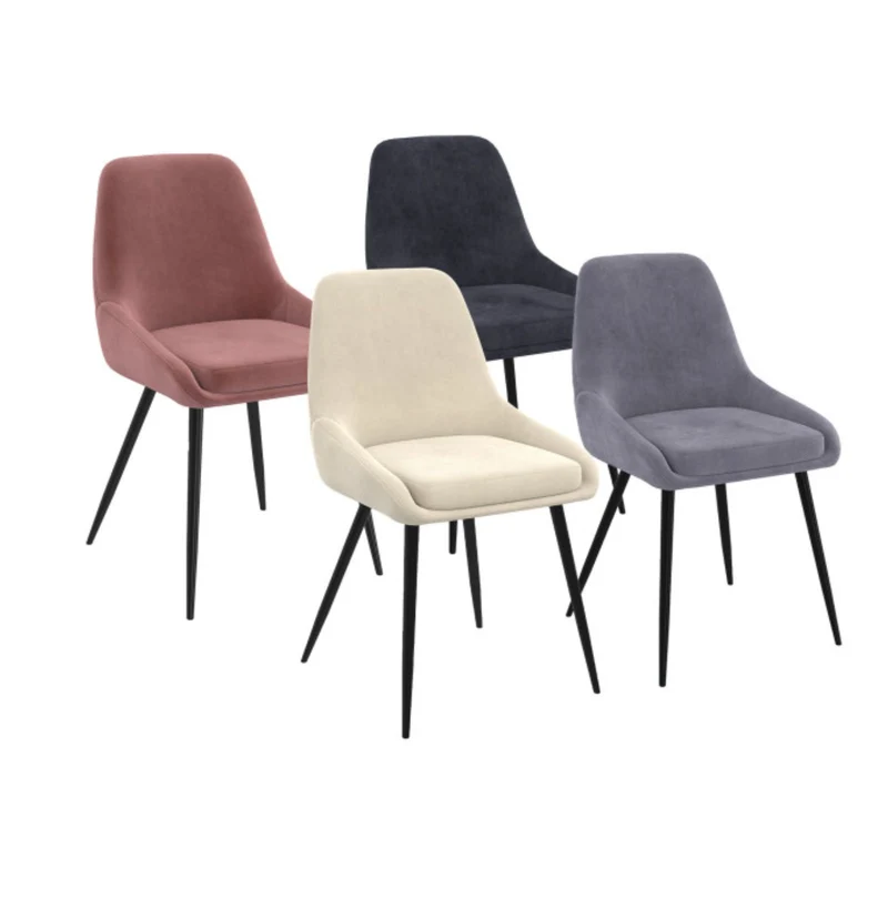 Lot de 4 chaises Olivia Mix couleurs