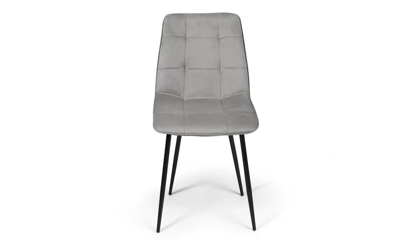 Lot de 6 chaises Linda Gris clair