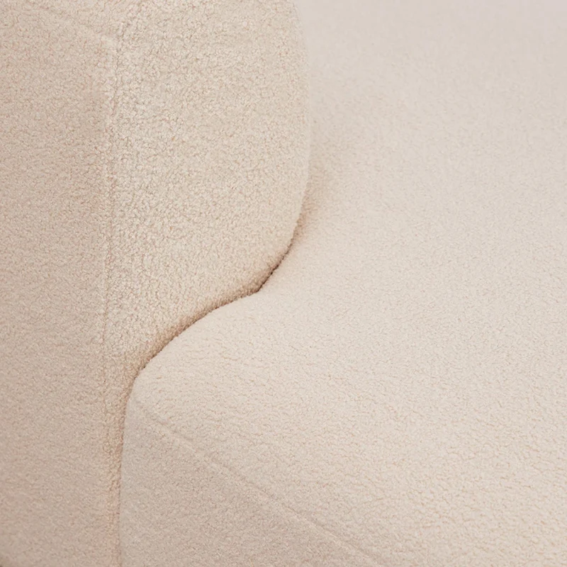 Module chaise longue gauche SKLUM Foglern tissu beige