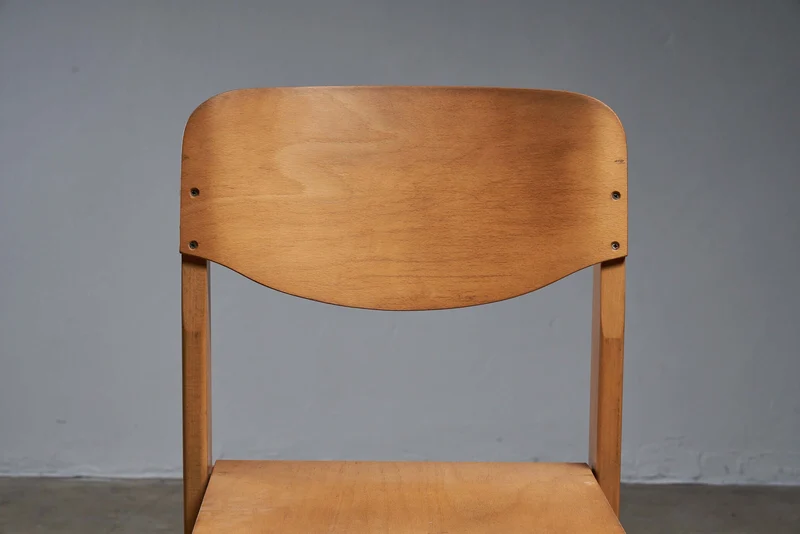Wooden Brutalist Chairs