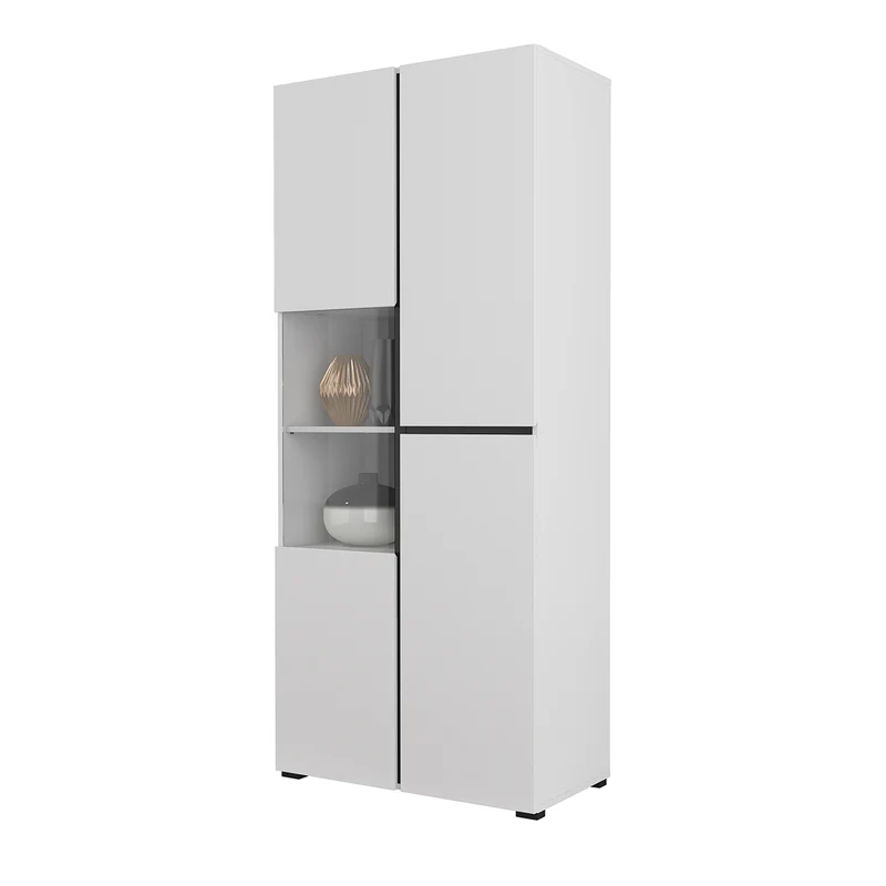 Vaisselier 2 portes Lilia Blanc