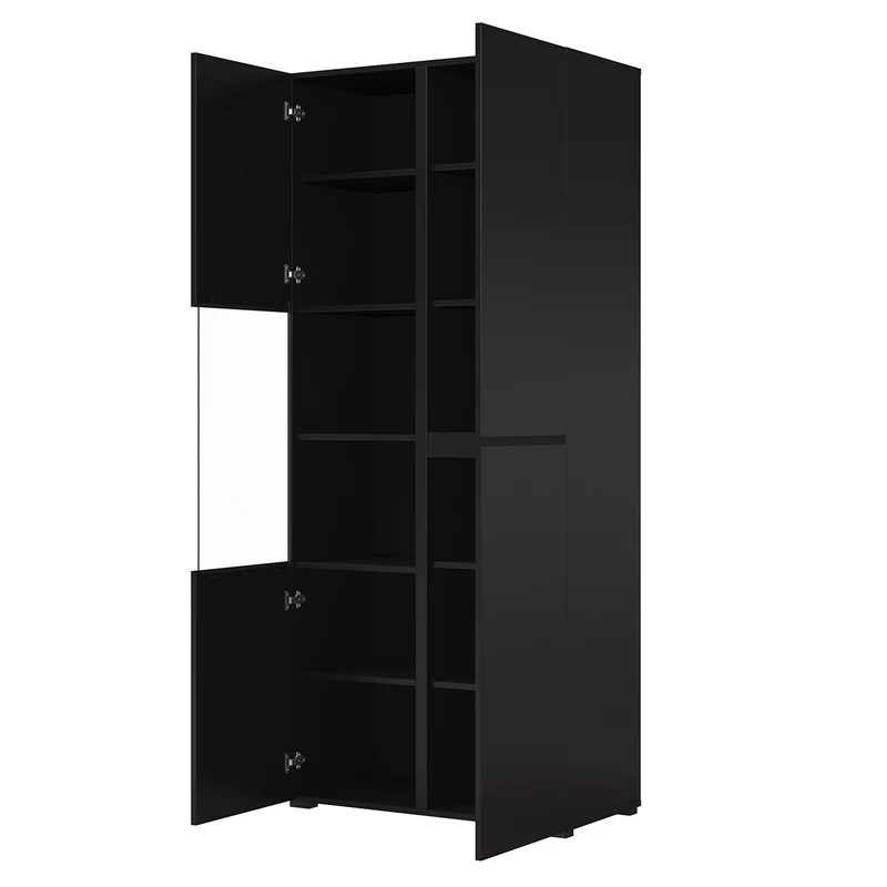 Vaisselier 2 portes Lilia Noir