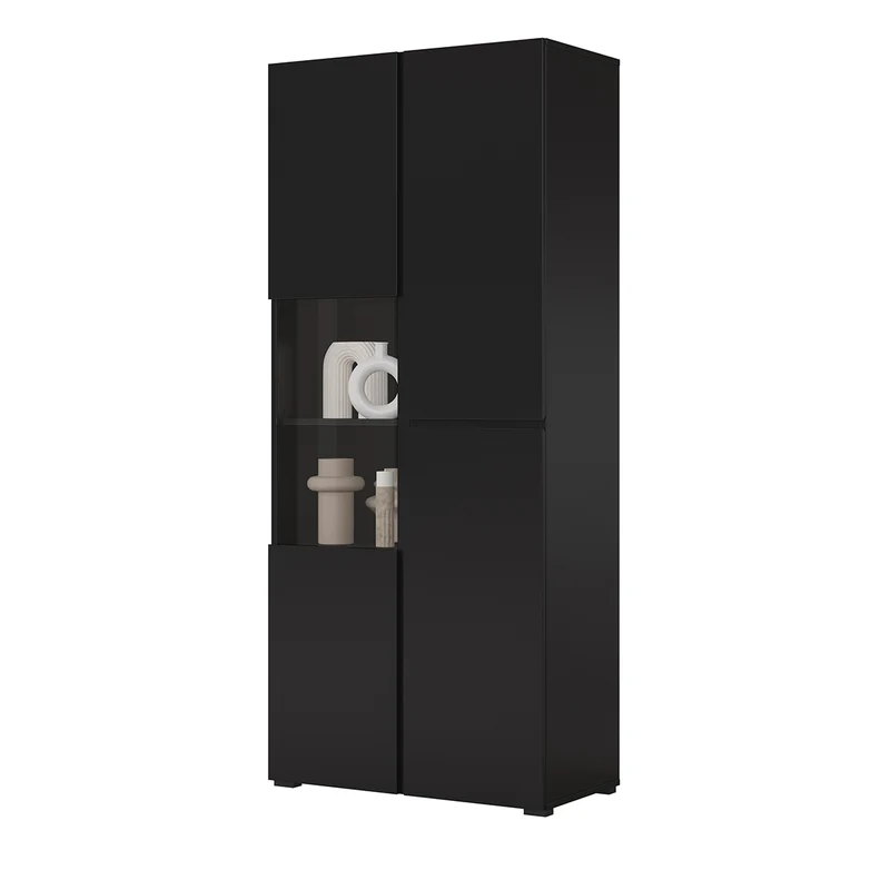 Vaisselier 2 portes Lilia Noir