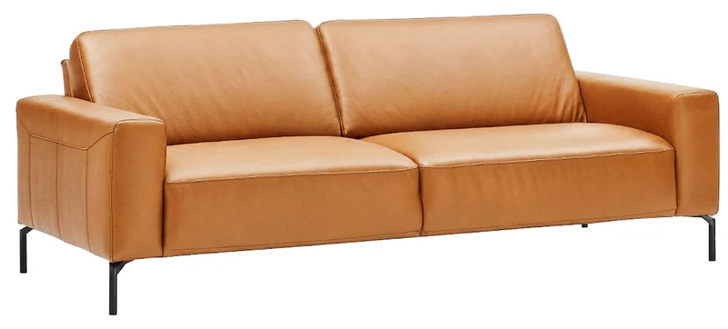 NIO 3er-Sofa Leder Golf