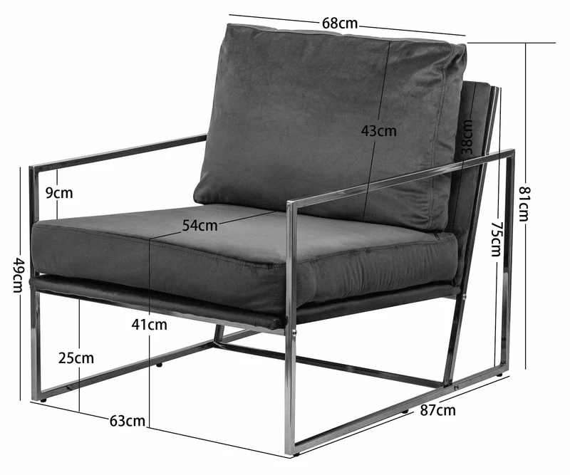 Fauteuil de salon Nordlys en métal et bouclettes blanc VIBORG