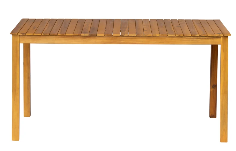 Table à manger intérieur extérieur 6 personnes Nordlys en acacia ALICANTE